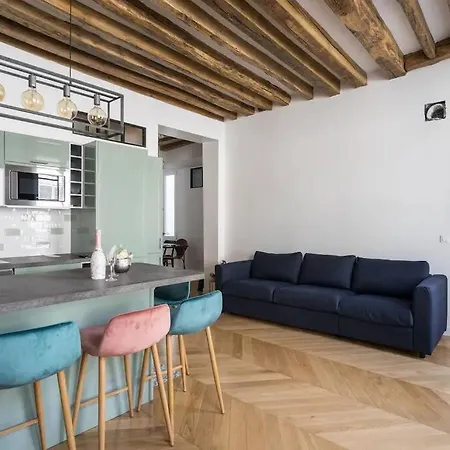 Typical Parisian Flat#3bedrooms#opera#louvre * Paris